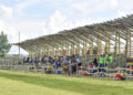 Timber football stadium completed in Lesotho