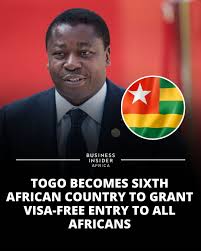 Togo opens borders to African travelers visa-free