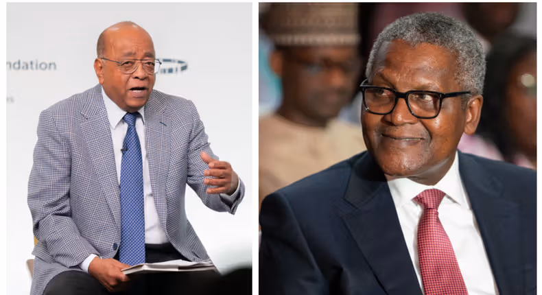 Billionaire Mo Ibrahim praises “my friend” Aliko Dangote’s $20 billion refinery as Nigerian tycoon eyes East Africa expansion