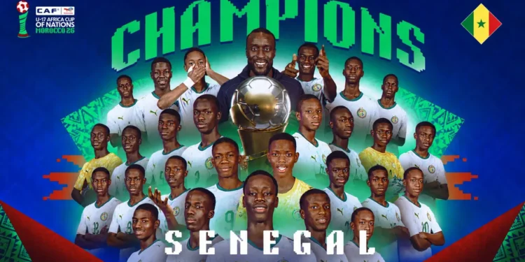 Senegal crowned TotalEnergies CAF U-17 AFCON champions after shootout win over Tanzania